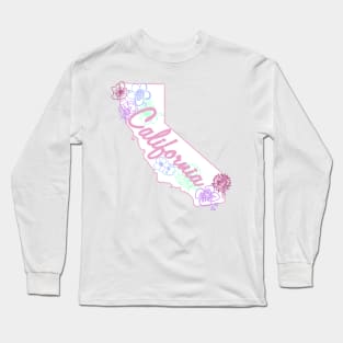 California Flowers Long Sleeve T-Shirt